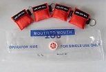 Cardiopulmonary Resuscitation Face Shield on Key Chain